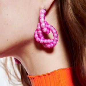 Zara Pearl Mesh Earrings